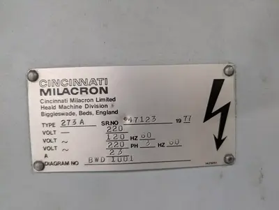 1977 CINCINNATI-MILACRON HEALD 273A Internal Grinders (ID, I.D., Inside Diameter) | Mohawk Machinery (9)