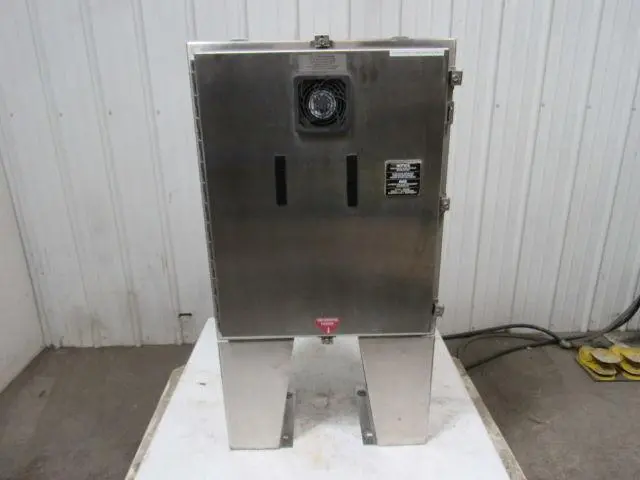 Hoffman A-30H2412SS6LP 30"x24"x12" Stainless Steel Electrical Enclosure Footed