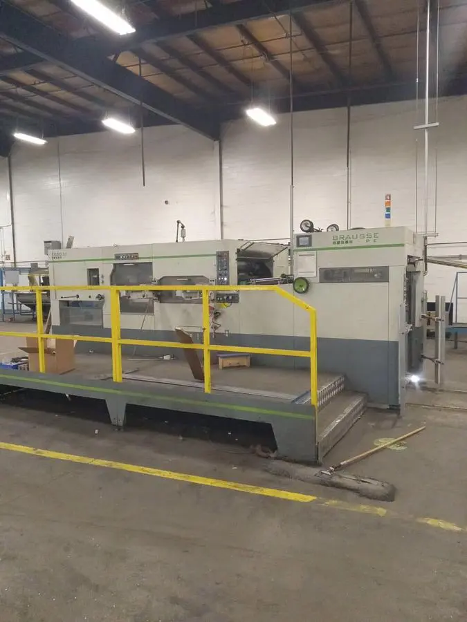 USED 2011 BRAUSSE 1050SE AUTOMATIC DIE CUTTER W/ STRIPPING