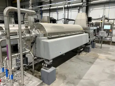 (4) GEA Westfalia ProteinMaster CF 7000 sanitary tricanter centrifuges, 316SS.