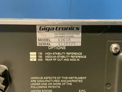 Used GIGATRONICS 6061A Signal Generators Ohio US | HGR 24 #1463392
