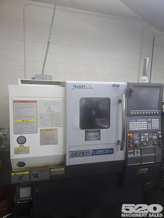 2019 OKUMA GENOS L250IIE CNC Lathes. | 520 Machinery Sales LLC
