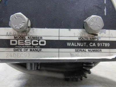 Used DESCO _UNKNOWN_ Miscellaneous MRO | Arrow Industrial #642802