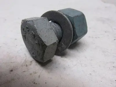 Galvanized Hex Head Bolts W/Nut Fully Threaded  3/4"-10 x 1-3/4" lot of 25