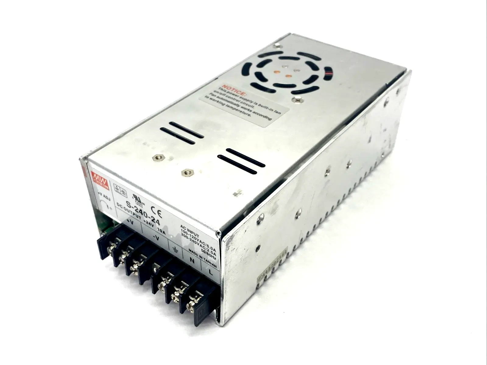 Used MEAN WELL S-240-24 AC/DC Power Supplies Michigan US | Maverick Industrial Sales #1424590
