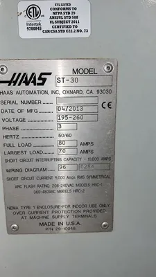 Used 2013 HAAS ST-30 CNC Lathes Texas US | MachineStation #1540285
