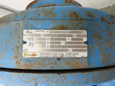 Used GOULDS _UNKNOWN_ Centrifugal Pumps Indiana US | Arrow Industrial #1367396