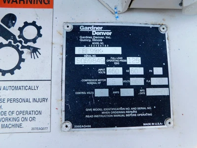 USED GARDNER DENVER EBE 99K