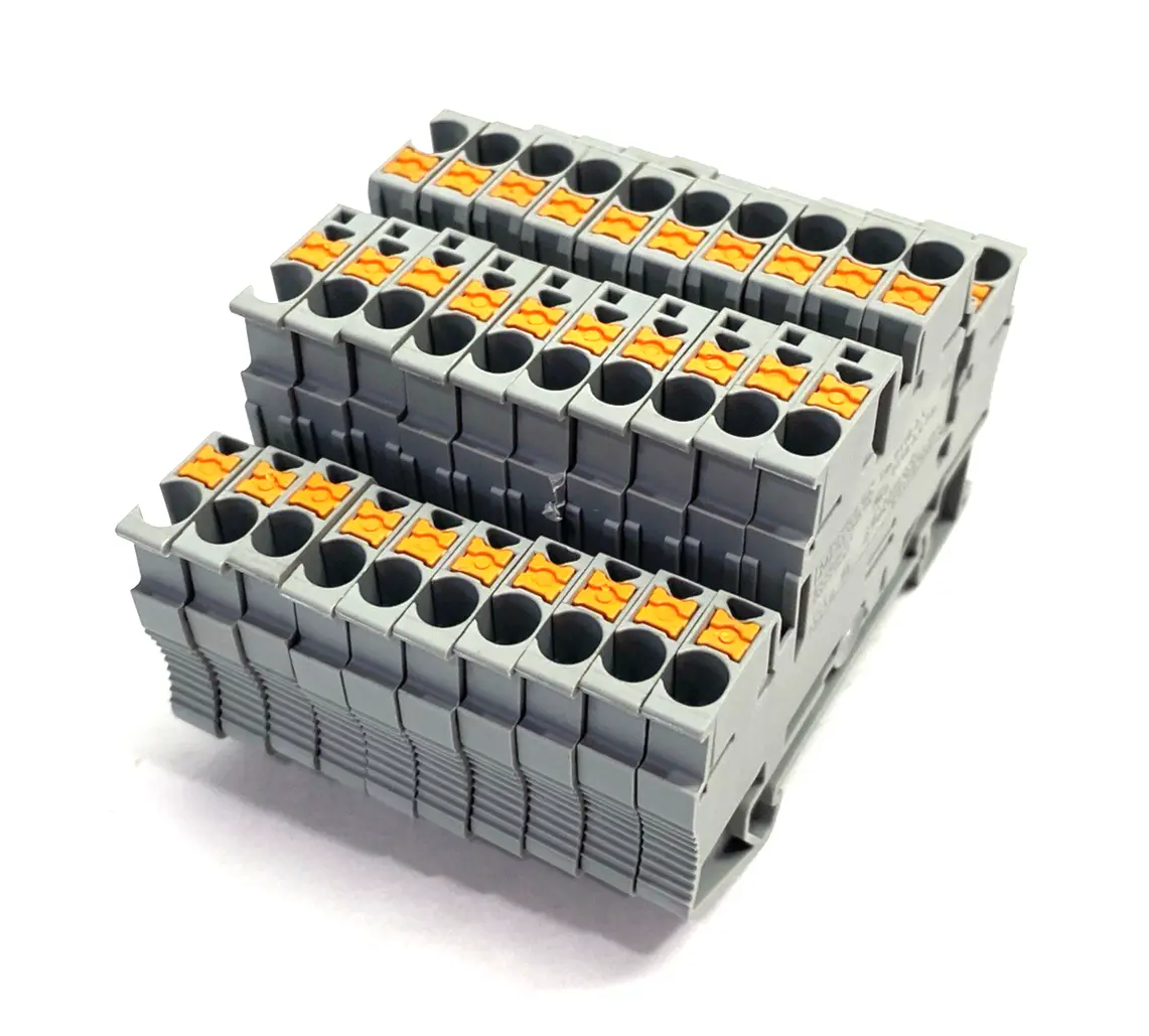 USED PHOENIX CONTACT DOUBLE-LEVEL TERMINAL BLOCK