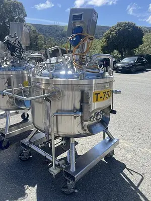 Reactor, 65 Gallon (250 Liters), Inconel, Jacketed, Agitated #S745442
