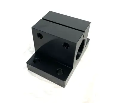 USED MISUMI CLAMP TYPE BRACKET FOR STANDS, SQ. FLANGE, SIDE MOUNT, 30MM POST