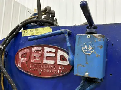 3/8" REED WEBB MODEL #M4 OFFSET FORMING ROLLS W/ SUPPORT TANK ROLLS: STOCK #22060