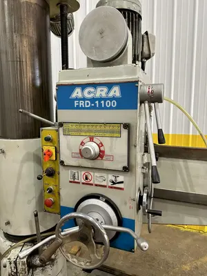 3' X 11" ACRA MODEL #FRD-1100 RADIAL DRILL: STOCK #19811