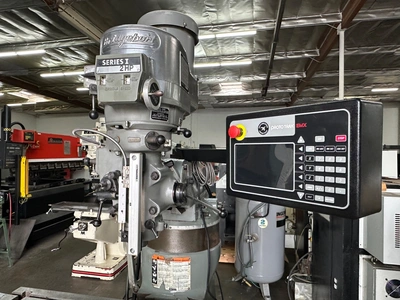 BRIDGEPORT SERIES 1 2HP 9"x48" MILLING MACHINES, VERTICAL | Wheeler Machinery Sales (3)