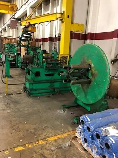 12" x .008" - .125" x 4,000 LBS. SLITTING LINE (USED)