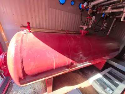 Containerized Foam Fire Suppression System w/ Deluge Valve, Potter Controls & Piping Manifold
