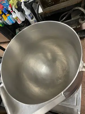 Used Groen Used Groen TDB/7-40 Electric Tilting Stainless Steel Steam Kettle 40qt 208V 3Ph Cooking Kettles Illinois US | Falcon Restaurant Supply #1375912
