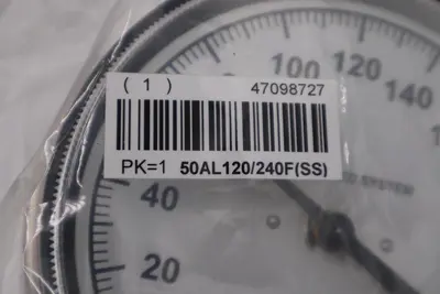 NEW Palmer 50AL 120/240F Stainless Steel Liquid Actuated Thermometer STOCK G528