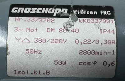 NEW GROSCHOPP WK0337901