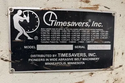TIMESAVERS 252-2KAIC, 52" PLANER-SANDER