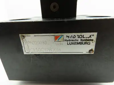 MOOG CCE50C11WX06  Hydraulic Proportional Cartridge Solenoid Valve 2-Way  Sz 50
