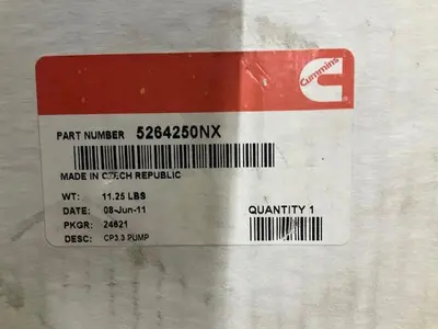 Cummins Fuel Pump Injector PN 5264250NX