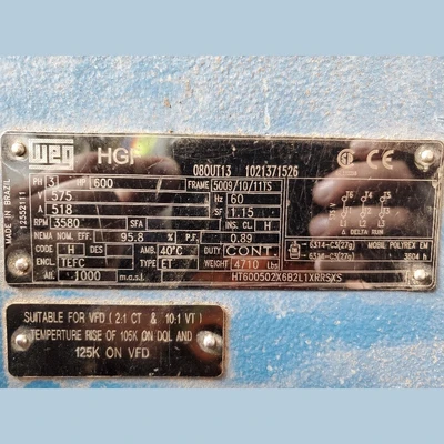 USED WEG HGF