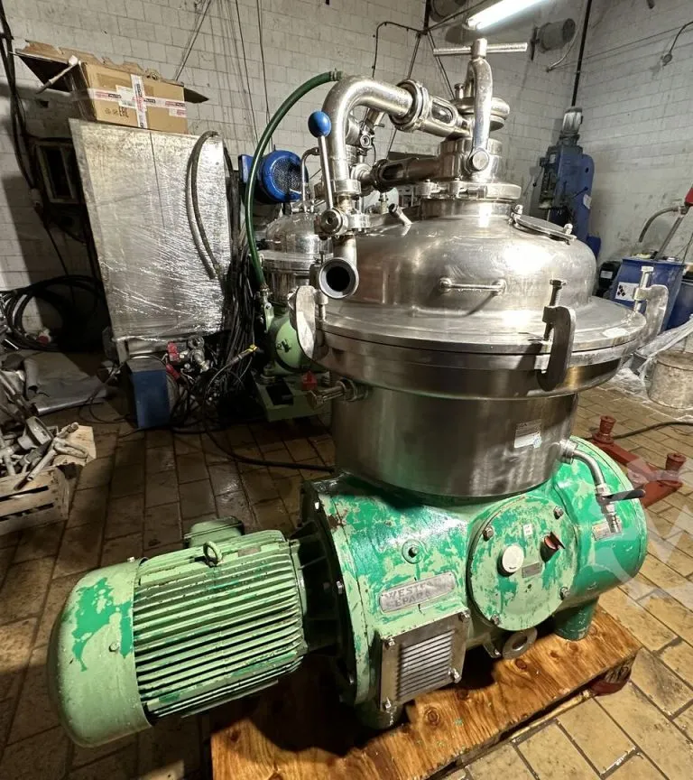 Westfalia SAMP 15036 hermetic clarifier, 316SS.