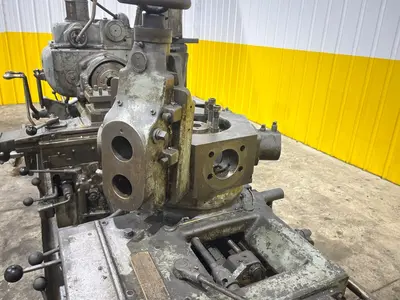 #2A WARNER & SWASEY MODEL #M-510 TURRET LATHE WITH BAR FEED: YOBRO #24459