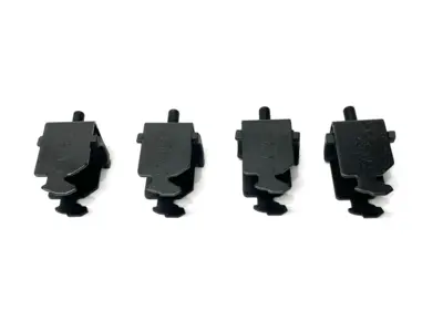 USED IGUS STRAIN RELIEF CLAMPS MISSING BOTTOM PLASTIC PIECE LOT OF 4