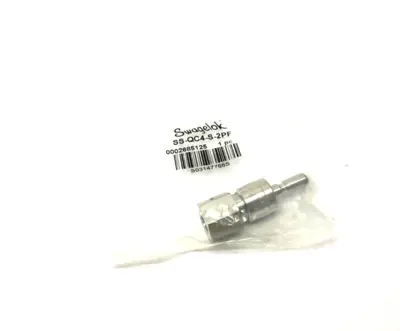 NEW SWAGELOK STAINLESS STEEL INSTRUMENT QUICK-CONNECT STEM, 1/8" FNPT