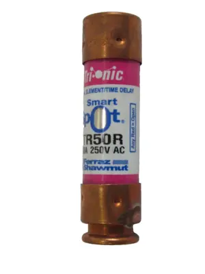 NEW LOT OF 10 FERRAZ SHAWMUT TR50R TIME DELAY FUSES