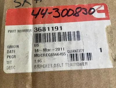 Cummins Belt Tensioner Bracket PN 3681191