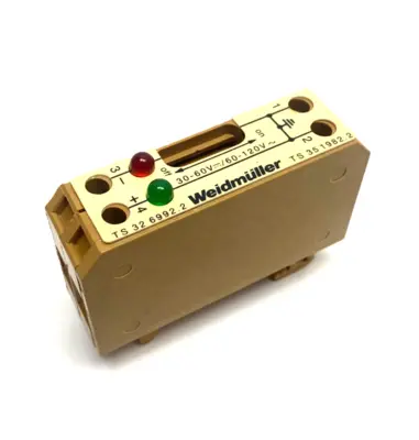 USED WEIDMÜLLER TERMINAL RELAY BLOCK