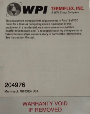 NEW WPI ST/2000