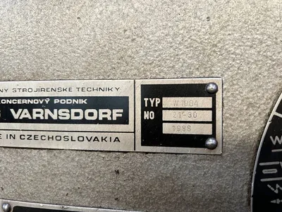 NEW 1988 TOS VARNSDORF W100A