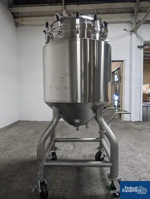 USED A&M Process 500 Liter A&B Process Receiver Tank, 316 S/S, 44/150#