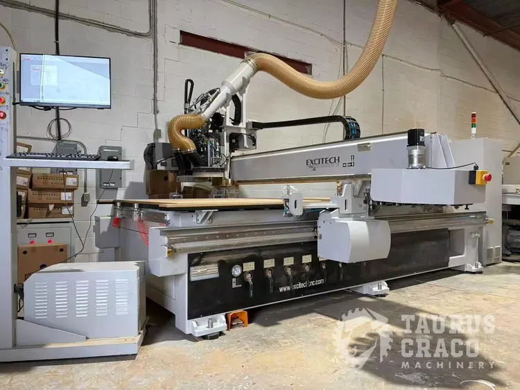 Used 2023 EXCITECH E4‑1530D CNC ROUTER 5' X 10' CNC Routers Ontario CA | Taurus Craco Machinery Inc #1016915