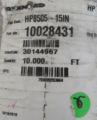 NEW REXNORD HP8505-15IN MATTOP CHAIN 10028431 10FT