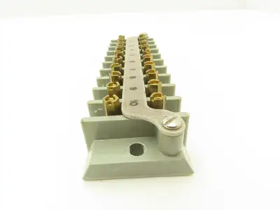 Kulka 17TB10 Terminal Block 2-Row 10-Position Military Grade