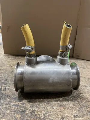 3″ Stainless Steel Sanitary Shell and Tube Heat Exchanger Tee