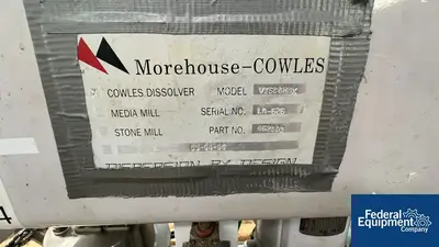 USED Morehouse Cowles 1 Gal Morehouse Cowles Vacuum Mixer, Model ViscoMax, S/S