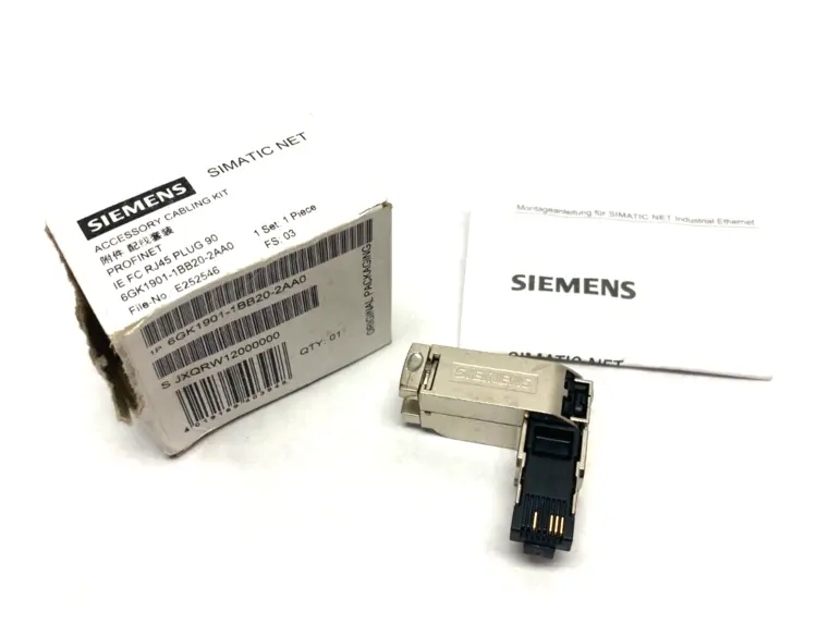 Used SIEMENS SIMATIC NET ETHERNET FASTCONNECT CABLING PLUG KIT Connector Accessories Michigan US | Maverick Industrial Sales #1092989