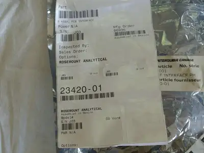 New | in-Stock ROSEMOUNT ANALYTICAL 23420-01 Misc Electrical & Power Parts British Columbia CA | Lenmark #1743378