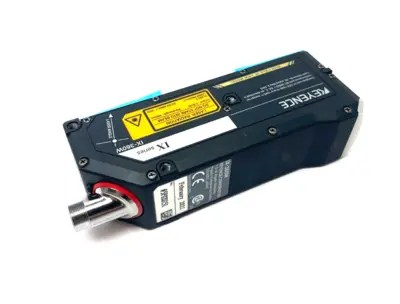 USED KEYENCE IMAGE BASED LASER SENSOR HEAD 360MM SCAN/LINE MODE