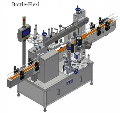 Tadbik Bottle-Flexi Front, Back, & Wrap Pressure Sensitive Labeler