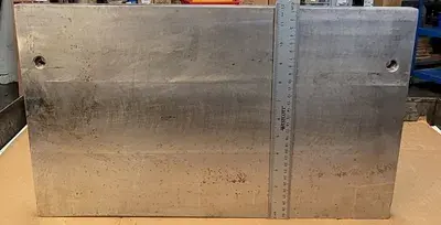 90 DEGREE ANGLE PLATE - 20IN WIDE X 12IN HIGH X 5IN DEEP (BASE)