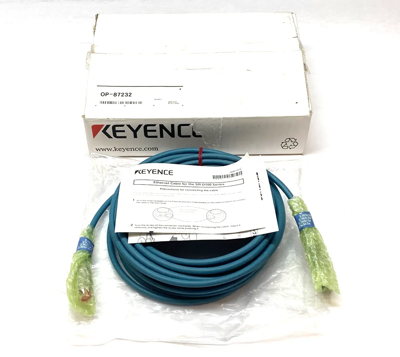 New | in-Stock KEYENCE Ethernet Connection Cable (NFPA79 compatible) 10 m Cable & Wire Michigan US | Maverick Industrial Sales #1391967