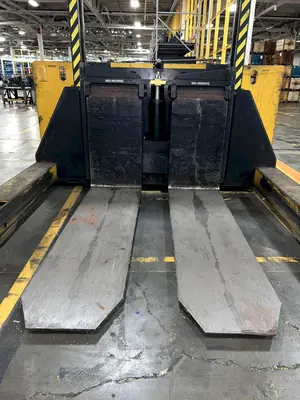 60,000 LBS RICO MODEL #HLR600 ELECTRIC FORKLIFT / DIE-CART / COIL-CARRIER: STOCK #16894