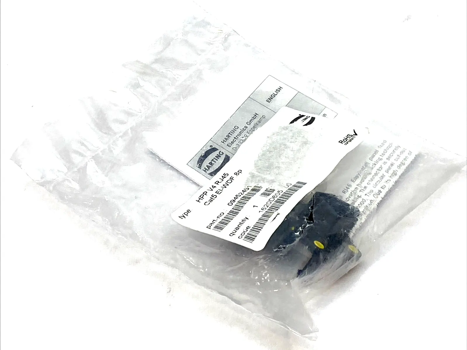 New | in-Stock HARTING 09452451130 Electrical Fittings Michigan US | Maverick Industrial Sales #1400577